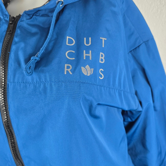 Dutch Brothers Beautiful Turquoise Hooded Fully Lined Jacket Women's M - Picture 2 of 5